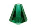 Emerald - 6.6x6mm Swarovski Faceted Cone Beads