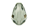 Black Diamond - 9x6mm Swarovski Faceted Teardrop Beads