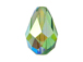 Erinite AB - 9x6mm Swarovski Faceted Teardrop Beads