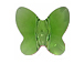 12 Fern Green - 10mm Swarovski Faceted Butterfly Beads 