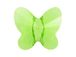 12 Peridot - 8mm Swarovski Faceted Butterfly Beads