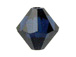 100 Dark Indigo- 4mm Swarovski Faceted Bicone Beads