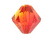 48  Fire Opal  - 5mm Swarovski Faceted Bicone Beads