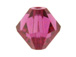 100 Fuchsia - 4mm Swarovski Faceted Bicone Beads