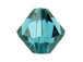 144  Indicolite - 4mm  PRECIOSA Faceted Bicone Beads