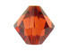 18 Indian Red - 8mm Swarovski Faceted Bicone Beads