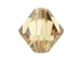 100 3mm Light Colorado Topaz - Swarovski Faceted Bicone Beads 