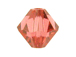 48  Padparadscha  - 5mm Swarovski Faceted Bicone Beads 