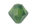 100 3mm Palace Green Opal - Swarovski Faceted Bicone Beads