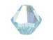 100 Aquamarine AB - 4mm Swarovski Faceted Bicone Beads