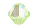 8mm Chrysolite AB - Swarovski 5301/5328 Bicone Beads Factory Pack of 288