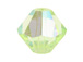 6mm Chrysolite AB - Swarovski 5301/5328 Bicone Beads Factory Pack of 360