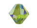 36 Olivine AB - 6mm Swarovski Faceted Bicone Beads 