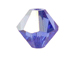 36 Sapphire AB - 6mm Swarovski Faceted Bicone Beads