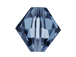 36 6mm Denim Blue - Swarovski Faceted Bicone Crystal Beads