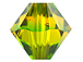 Fern Green Topaz  4mm - Swarovski Bicone Crystal Beads