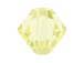 36 Crystal Lemon - 6mm Faceted  Bicone Custom Coated Swarovski Beads 