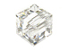 4 Crystal - 10mm Swarovski Faceted Cube Beads