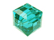 24 Blue Zircon - 4mm Swarovski Faceted Cube Beads
