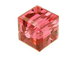 24 Indian Pink - 4mm Swarovski Faceted Cube Beads