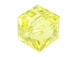 24 Jonquil - 4mm Swarovski Faceted Cube Beads