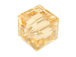24 Light Peach - 4mm Swarovski Faceted Cube Beads
