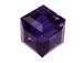 12 Purple Velvet - 6mm Swarovski Faceted Cube Beads