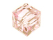 24 Rosaline - 4mm Swarovski Faceted Cube Beads