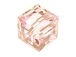 6 Rosaline - 8mm Swarovski Faceted Cube Beads