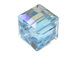 12 Alexandrite AB - 6mm Swarovski Faceted Cube Beads