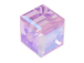 24 Violet AB - 4mm Swarovski Faceted Cube Beads