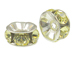 5mm Swarovski Rhinestone Rondelles Silver Plated Jonquil Bulk Pack of 144