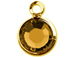 Topaz - PRECIOSA Crystal Gold Plated Birthstone Channel Charms