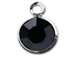 Swarovski Crystal <b>Silver Plated</b> Channel Charms - Jet