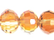9.5mm Round Graphic Cut Crystal Bead - Astral Pink