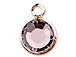 Swarovski Crystal Rose Gold Plated Birthstone Channel Charms - Light Amethyst 250 pcs