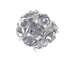 10mm Silver plated Round Rhinestone Balls