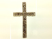 39mm Rhinestone Cross - Silver Tone 