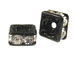 Crystal: 6mm Black Finish Squaredelle - Swarovski