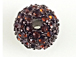 10mm Round Beadelle Chocolate Glaze - Smoked Topaz