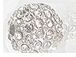 12mm Rhinestone Ball - Silver tone