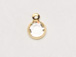 Crystal - Swarovski Crystal <b><font color="FFFF00">Gold Plated</font></b> Birthstone Channel Charms, 6.6 x 4.6mm