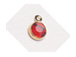 Siam (July) - Swarovski Crystal <b><font color="FFFF00">Gold Plated</font></b> Birthstone Channel Charms, 6.6 x 4.6mm