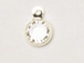 Crystal - Swarovski Crystal <b>Silver Plated</b> Birthstone Channel Charms, 6.6 x 4.6mm