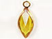 Light Topaz - Swarovski Crystal Gold Plated Birthstone Channel Marquis Charms