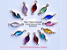 Siam - Swarovski Crystal Silver Plated Birthstone Channel Marquis Connectors