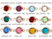 12pc Set of Swarovski/Preciosa Rose Gold Plated Birthstone Channel Links or Connectors