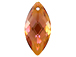 Swarovski 6110 Navette Pendant - 40x18mm - Crystal Copper