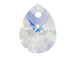 Swarovski 6128 10mm Mini Pear Pendant Crystal AB