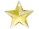 Light Topaz  - 40mm Swarovski 6714 star Pendant